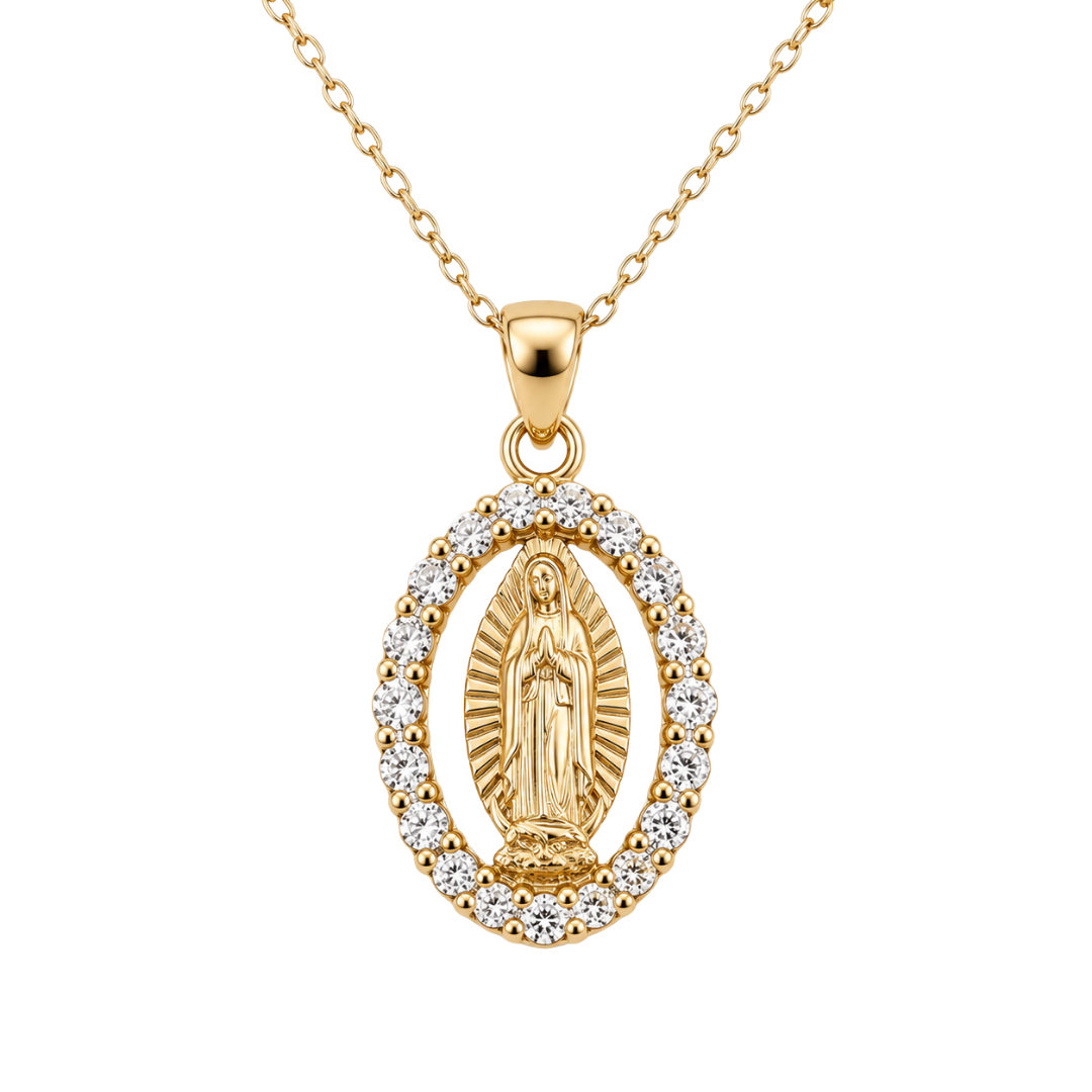 Medalla de la Virgen | Collar de Fe