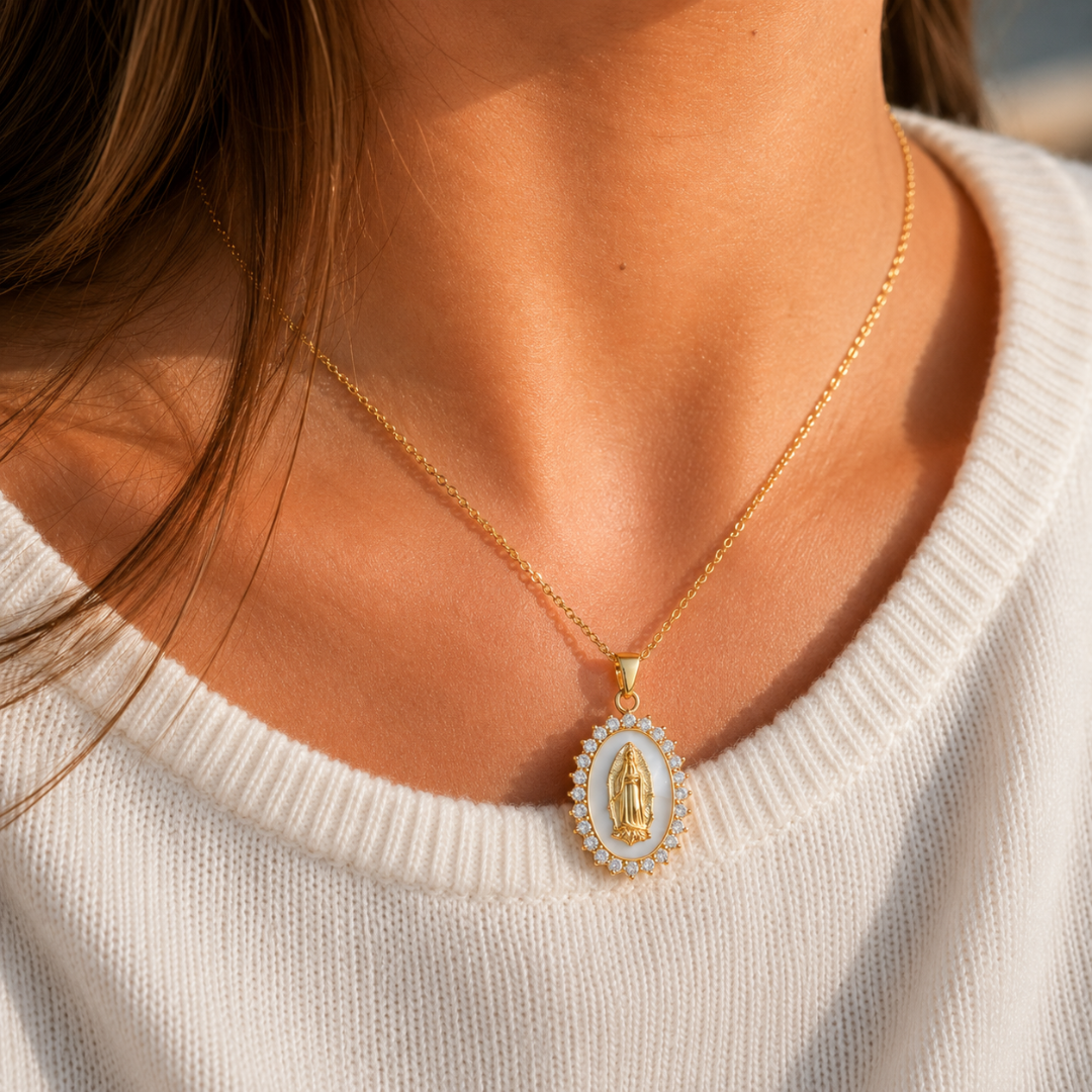 Medalla de la Virgen | Collar de Fe