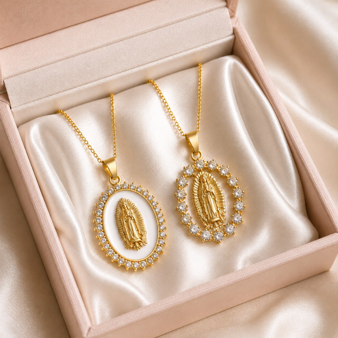 Medalla de la Virgen | Collar de Fe