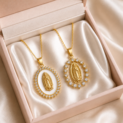 Medalla de la Virgen | Collar de Fe