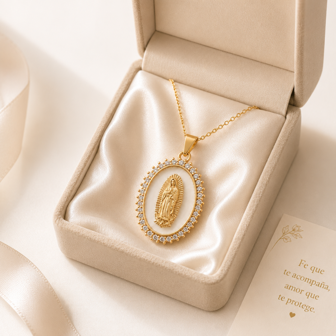 Medalla de la Virgen | Collar de Fe